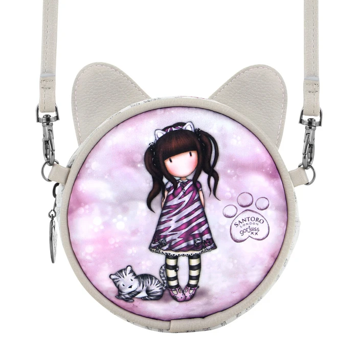 Τσάντα Ώμου Gorjuss Ruby wild Γκρι (13,5 x 5,5 x 13,5 cm)