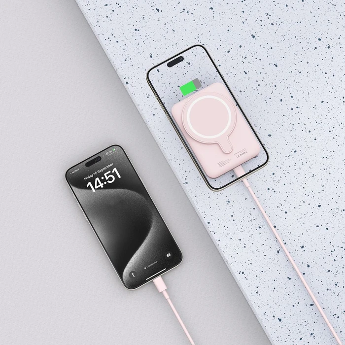 Tech-Protect PB10 LifeMag MagSafe powerbank 5000mAh Pink