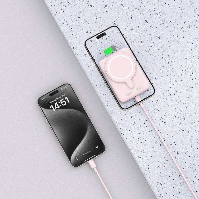 Tech-Protect PB11 Lifemag MagSafe powerbank 10000mAh Pink