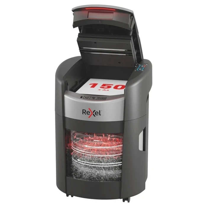 Rexel ShredMax AutoFeed+ 150X - Καταστροφέας Εγγράφων P-4, 150 φύλλων, Κάδος 15 lt