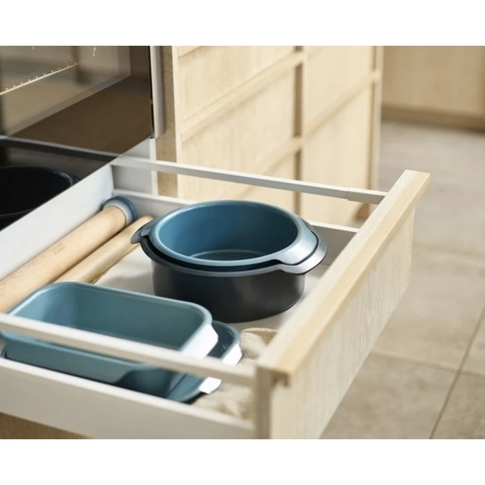 Joseph Joseph Nest Bake 2-piece round cake pan set, blue