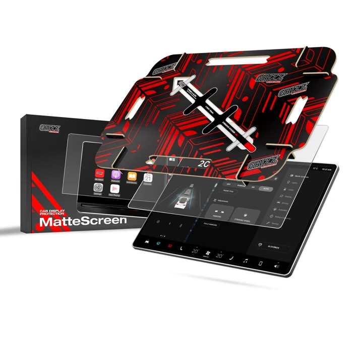 GrizzGlass CarDisplay MatteScreen Easy Tesla Model 3 Highland 2023-2024