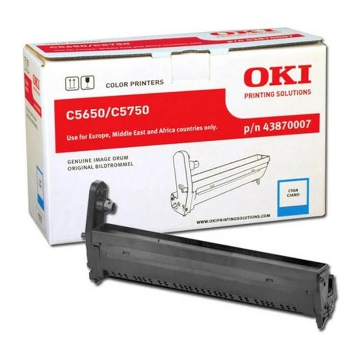 Drum Oki 43870007 Μαύρο Κυανό C/5650/5750