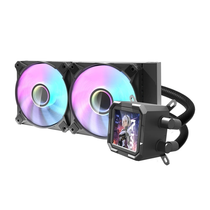 Darkflash DV240S Υδρόψυξη AIO CPU 240mm με 2x120mm ARGB ανεμιστήρες
