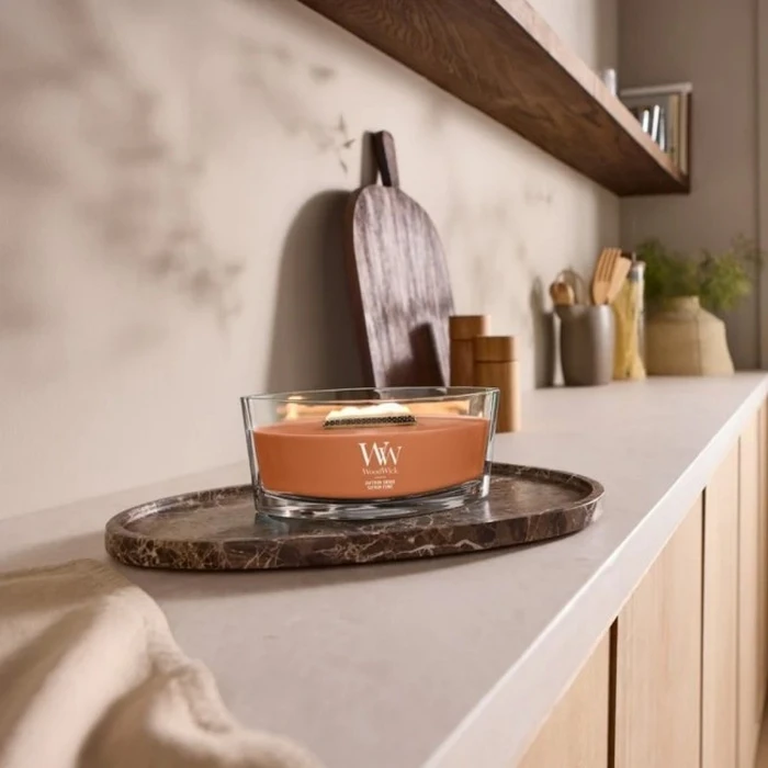 Κερί WoodWick Elipsa Saffron Smoke 453,6 g