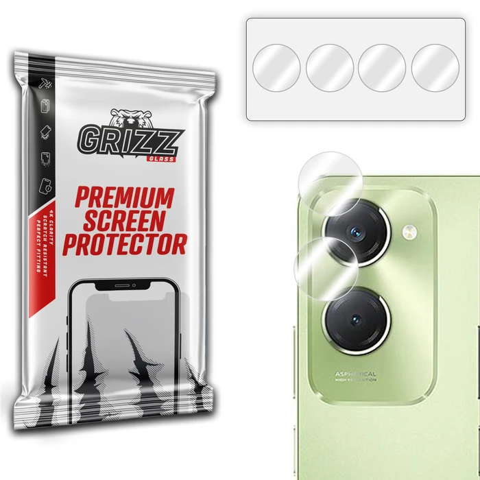 GrizzGlass HybridGlass Camera Vivo T3 Lite
