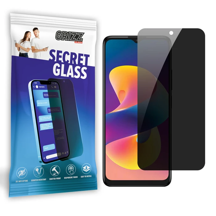 GrizzGlass Matte SecretGlass TCL 50 LE