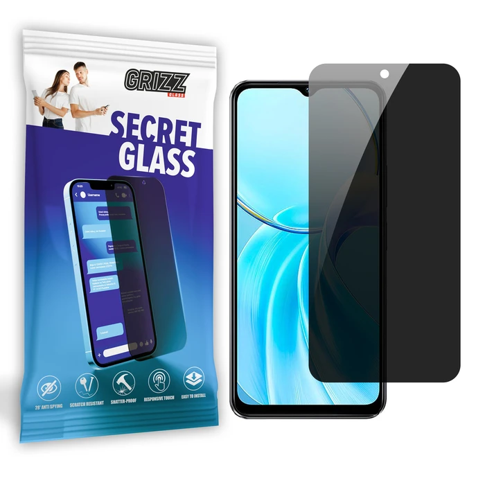 GrizzGlass Matte SecretGlass Vivo T3 Lite