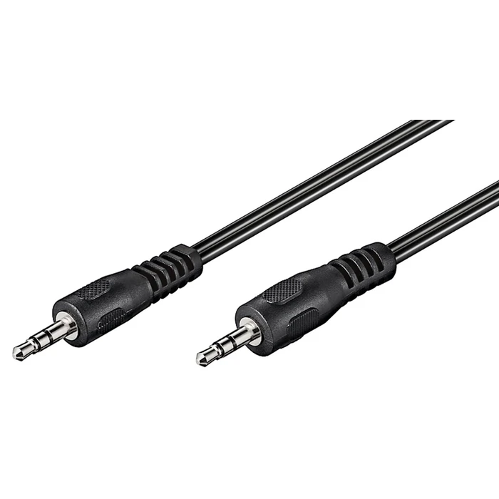 Καλώδιο Ήχου Goobay 3.5mm 50430, 3 pin stereo, 5m, μαύρο