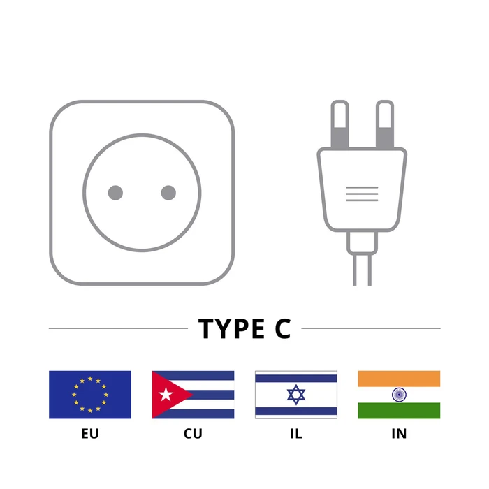 GOOBAY μπαλαντέζα προέκταση ρεύματος 50510, Europlug, 2x 0.75mm², 5m, μαύρη