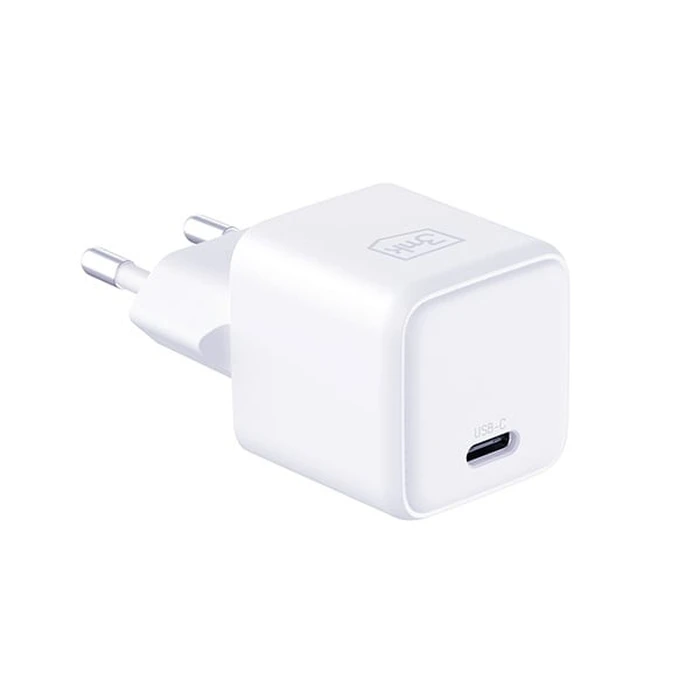 3MK Hyper Charger PD 25W white + USB-C / USB-C cable