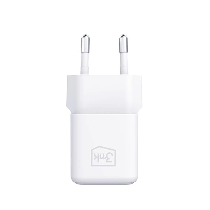 3MK Hyper Charger PD 25W white + USB-C / USB-C cable