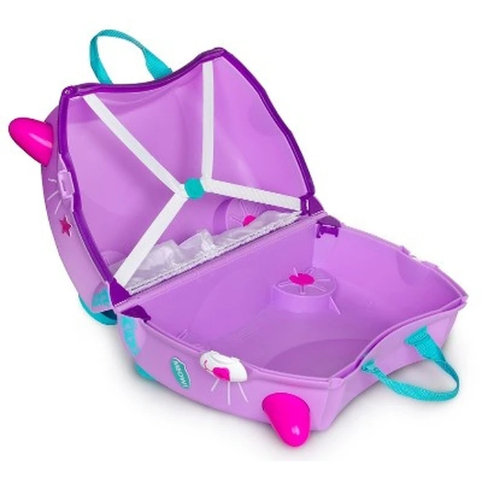 Trunki Kotek Cassie Kids Ride-On Suitcase / Cabin Luggage (Purple) - Model TRU-0322