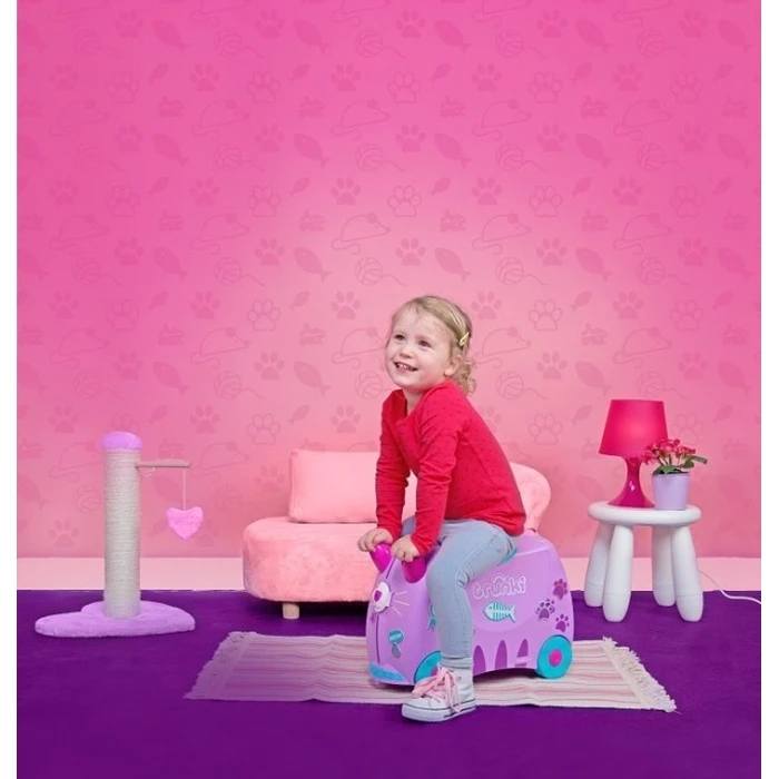 Trunki Kotek Cassie Kids Ride-On Suitcase / Cabin Luggage (Purple) - Model TRU-0322