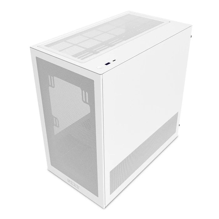 NZXT H3 Flow - White Mini Tower PC Case (No PSU)