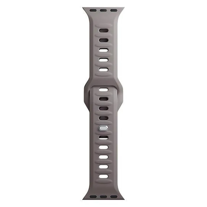 Strap 3MK Silicone Watch Strap Apple Watch 4/5/6/7/SE/8/9/10 40/41/42mm brown/taupe