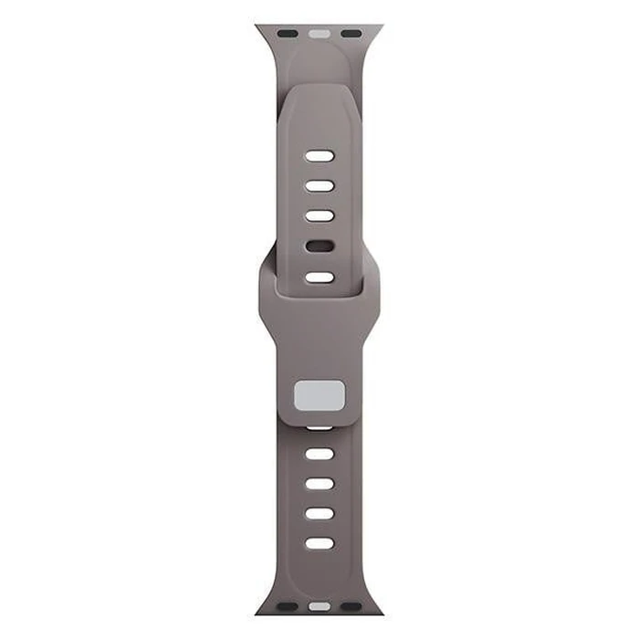 3MK Silicone Watch Strap for Apple Watch 4/5/6/7/8/9/SE/Ultra 42/44/45/49mm brown/taupe