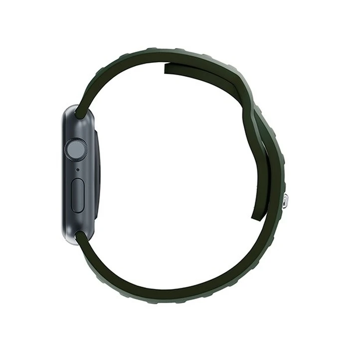 Belt 3MK Silicone Watch Strap Apple Watch 4/5/6/7/SE/8/9/10 40/41/42mm dark green