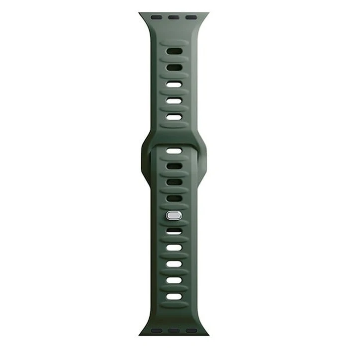Belt 3MK Silicone Watch Strap Apple Watch 4/5/6/7/SE/8/9/10 40/41/42mm dark green