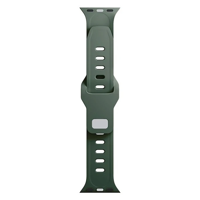 Belt 3MK Silicone Watch Strap Apple Watch 4/5/6/7/SE/8/9/10 40/41/42mm dark green