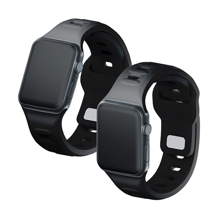 Belt 3MK Silicone Watch Strap Apple Watch 4/5/6/7/SE/8/9/10 40/41/42mm black