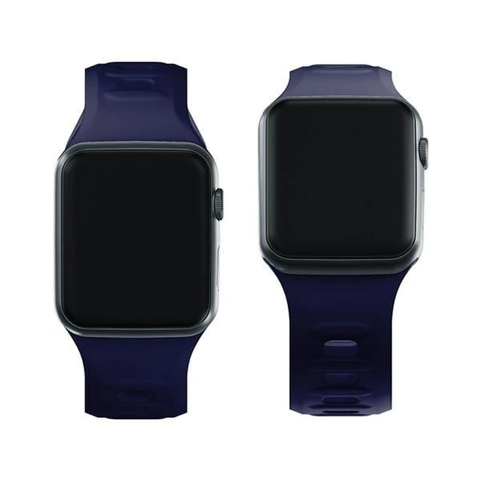 3MK Silicone Watch Strap for Apple Watch 4/5/6/7/8/9/SE/Ultra 42/44/45/49mm ocean blue