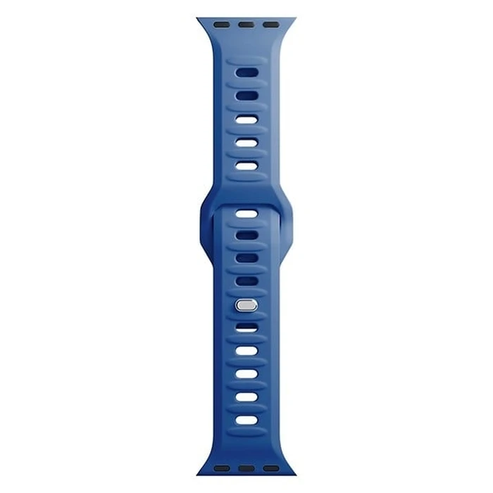 3MK Silicone Watch Strap Apple Watch 4/5/6/7/SE/8/9/10 40/41/42mm blue