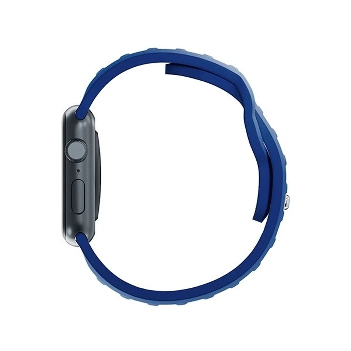 3MK Silicone Watch Strap for Apple Watch 4/5/6/7/8/9/SE/Ultra 42/44/45/49mm niebieski/blue