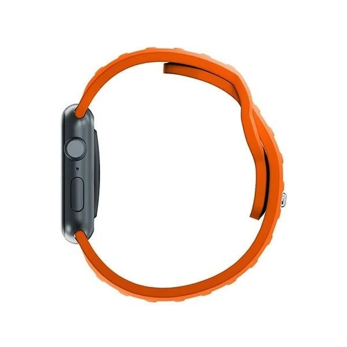 Belt 3MK Silicone Watch Strap Apple Watch 4/5/6/7/SE/8/9/10 40/41/42mm orange