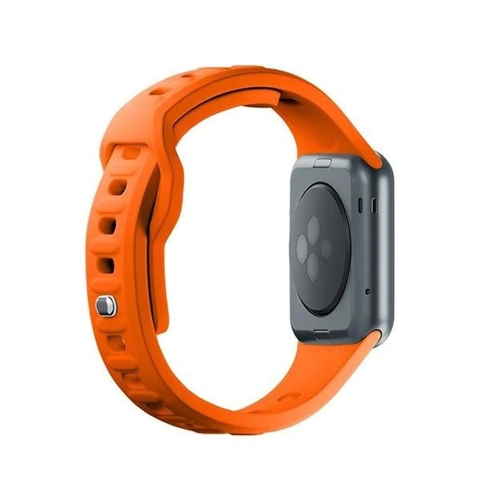 Belt 3MK Silicone Watch Strap Apple Watch 4/5/6/7/SE/8/9/10 40/41/42mm orange