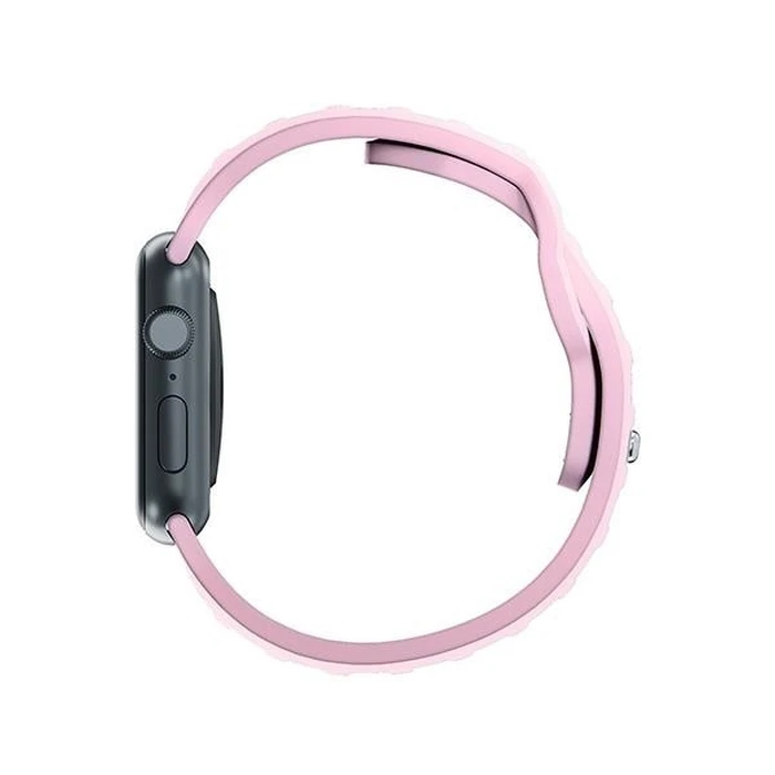3MK Silicone Watch Strap for Apple Watch 42/44/45/49 mm pink/powder pink