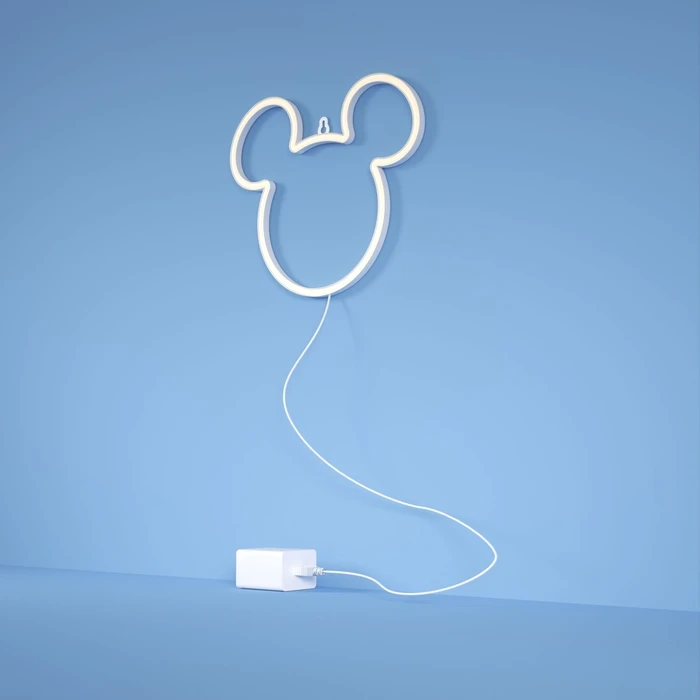 Yellowpop Disney Mickey Ears LED Φωτιστικό Τοίχου - Λευκό