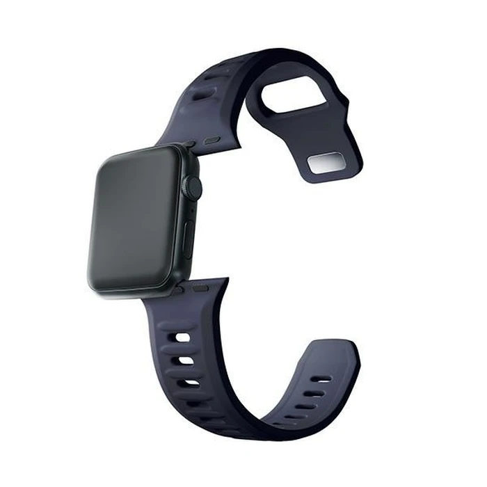 Strap 3MK Silicone Watch Strap Apple Watch 4/5/6/7/SE/8/9/10 40/41/42mm grey
