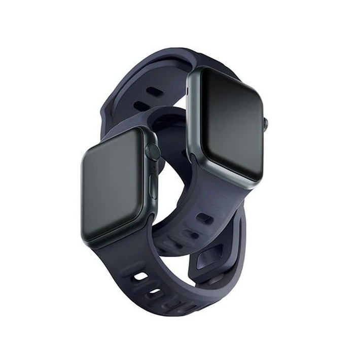 Strap 3MK Silicone Watch Strap Apple Watch 4/5/6/7/SE/8/9/10 40/41/42mm grey
