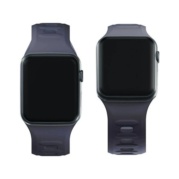 3MK Silicone Watch Strap for Apple Watch 4/5/6/7/8/9/SE/Ultra 42/44/45/49mm grey
