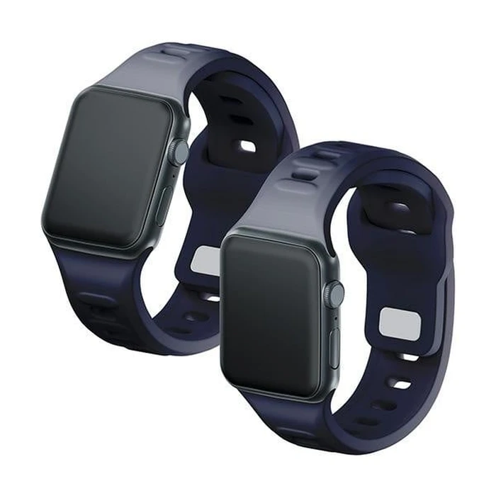 3MK Silicone Watch Strap for Apple Watch 4/5/6/7/8/9/SE/Ultra 42/44/45/49mm grey