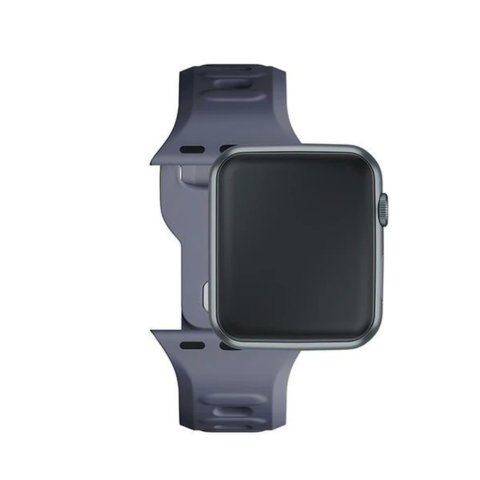 3MK Silicone Watch Strap for Apple Watch 4/5/6/7/8/9/SE/Ultra 42/44/45/49mm grey