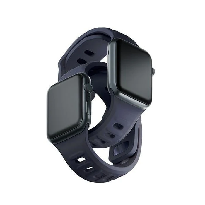 3MK Silicone Watch Strap for Apple Watch 4/5/6/7/8/9/SE/Ultra 42/44/45/49mm grey