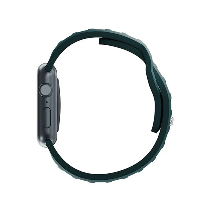 3MK Silicone Watch Strap for Apple Watch 4/5/6/7/SE/8/9/10 40/41/42mm green/evergreen