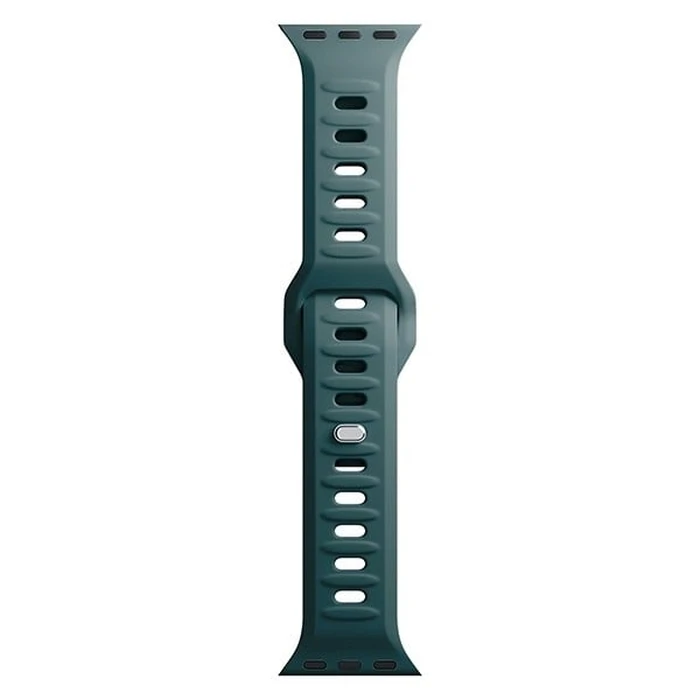 3MK Silicone Watch Strap for Apple Watch 4/5/6/7/8/9/SE/Ultra 42/44/45/49mm green/evergreen
