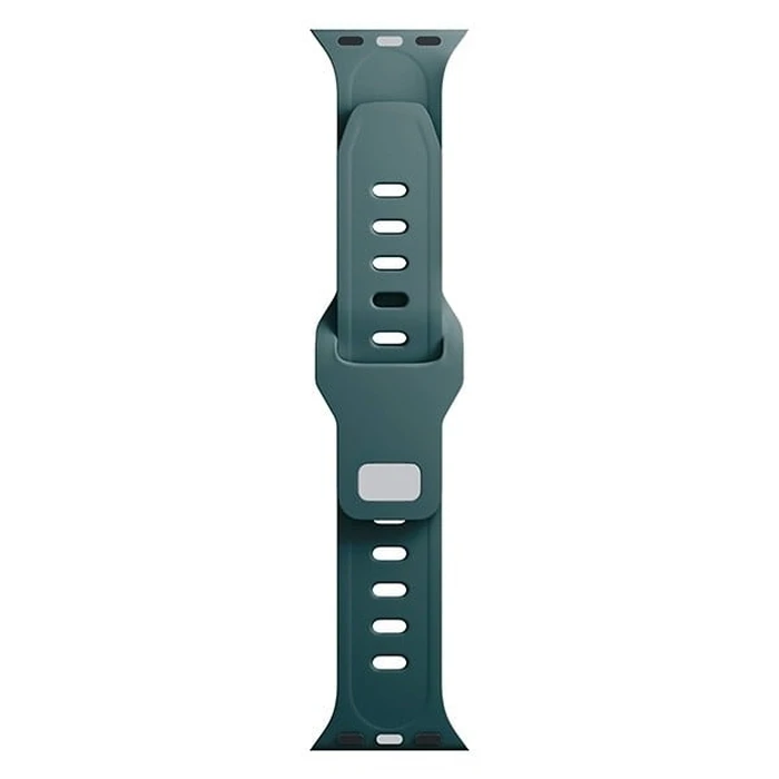 3MK Silicone Watch Strap for Apple Watch 4/5/6/7/8/9/SE/Ultra 42/44/45/49mm green/evergreen