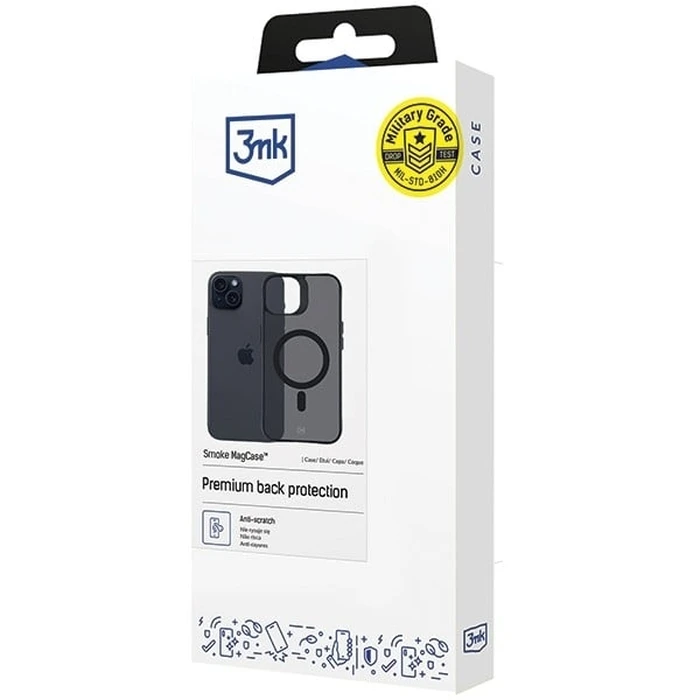3MK MagCase Smoke Apple iPhone 15