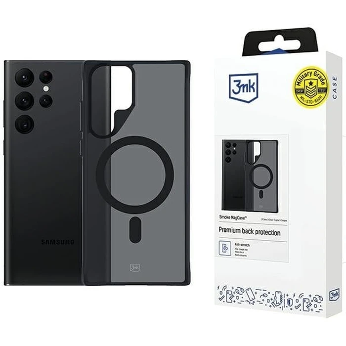 3MK MagCase Smoke Samsung Galaxy S22 Ultra 5G
