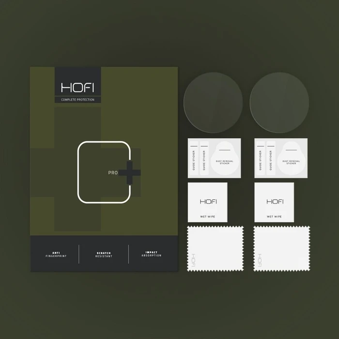 Hofi Glass Pro+ Samsung Galaxy Watch Ultra 47mm Clear [2 PACK]