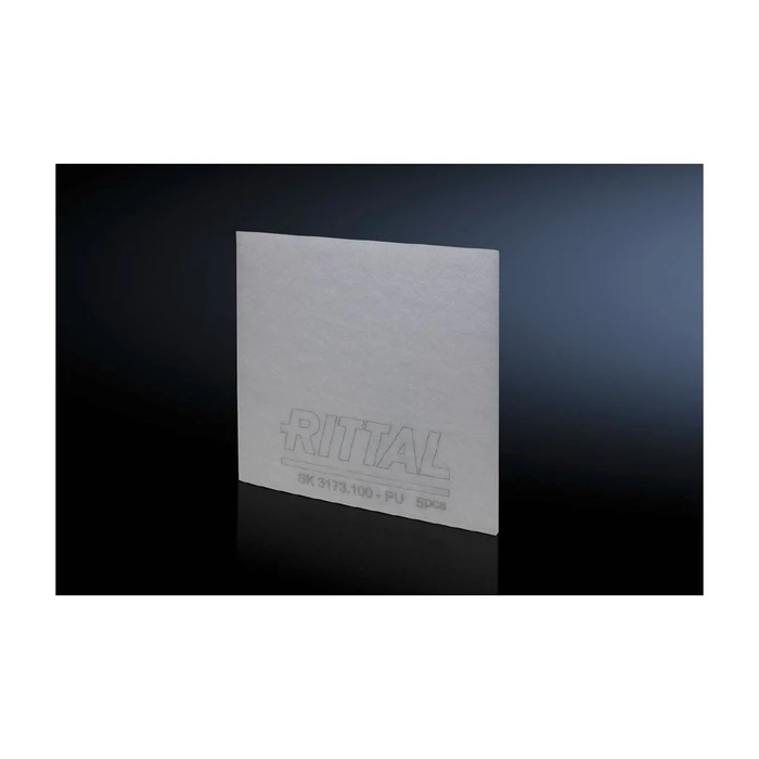 Rittal SK 3173.100 Replacement Filter Mat, 5 pcs, G3 (from 10 µm), 289×289×17 mm