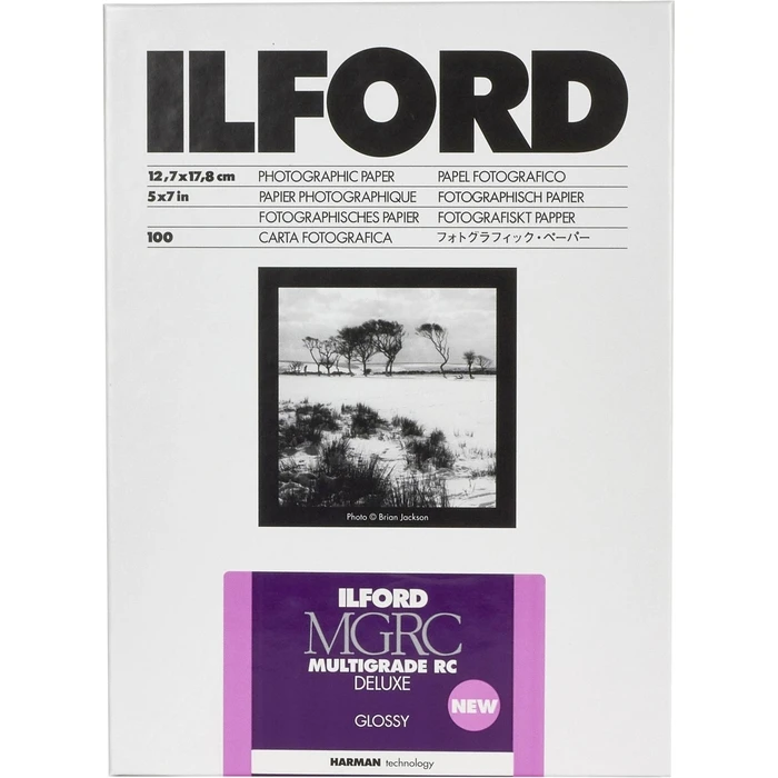 Ilford Darkroom Paper Multigrade RC Deluxe Glossy 13x18 cm 100 Sheets