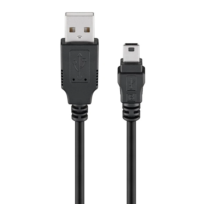 Καλώδιο USB Goobay σε USB Mini 50767, 480Mbps, 1.8M, Μαύρο