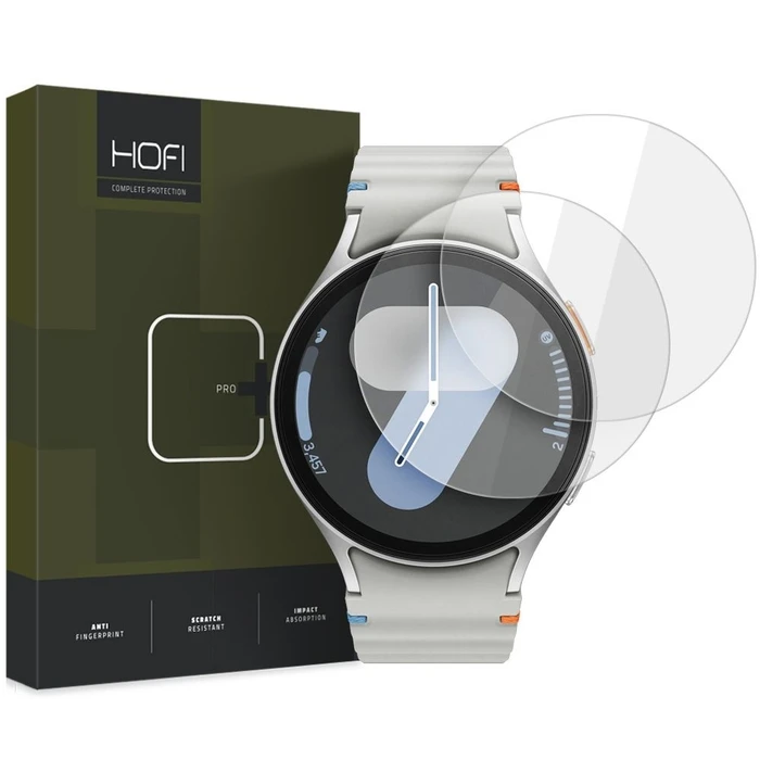 Hofi Glass Pro+ Samsung Galaxy Watch 4 / 5 / 6 / 7 44mm Clear [2 PACK]