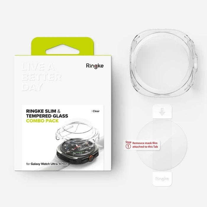 Ringke Slim & Tempered Glass Galaxy Watch Ultra 47mm Clear