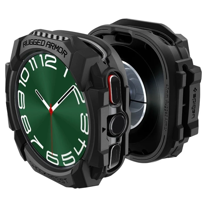 Spigen Rugged Armor Samsung Galaxy Watch Ultra 47mm Matte Black